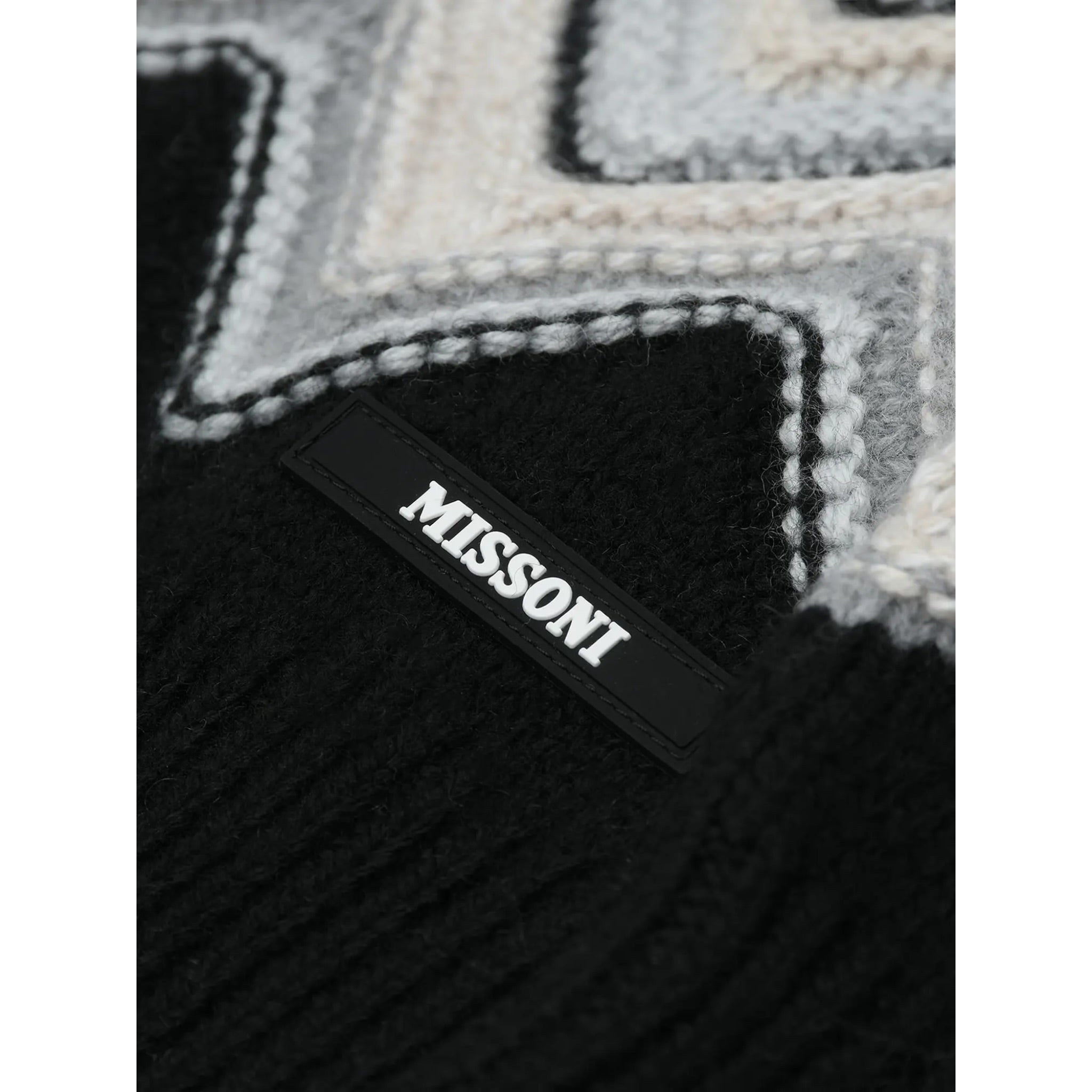 Missoni Maglia Bicolore con Fantasia Nero per Bambina MX9P00 NERO MISSONI 