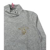Monnalisa Lupetto tinta unita con Brillantini Grigio per Bambina 116605A4 GRIGIO MONNALISA 