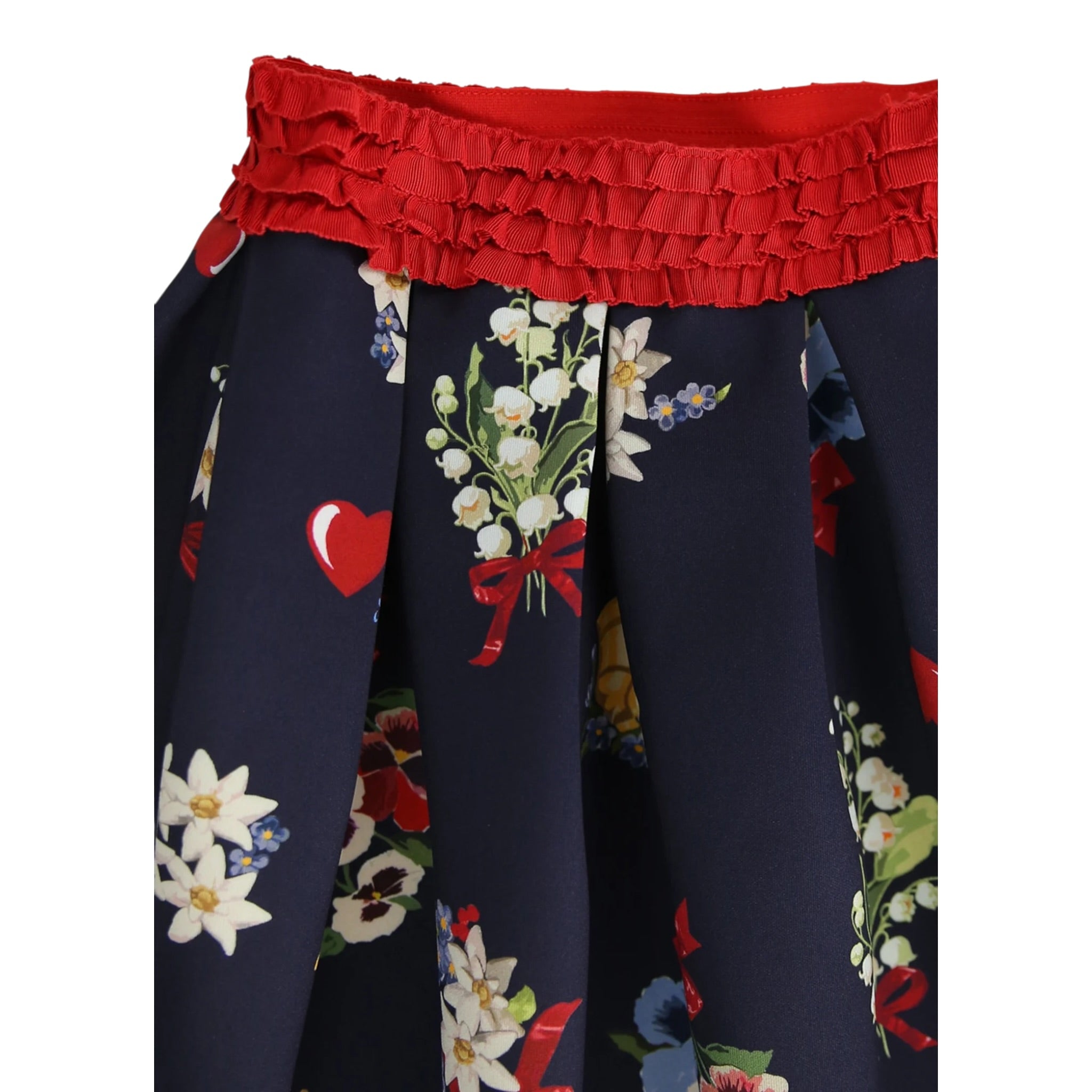 Monnalisa Gonna tinta unita con Elastico In Vita Blu per Bambina 116710 BLU MONNALISA 