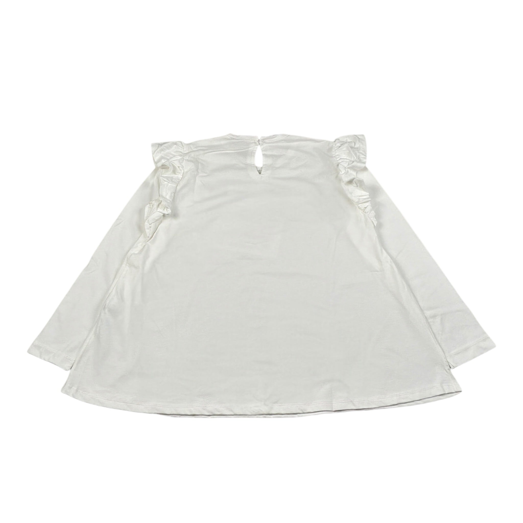Monnalisa Shirt Girocollo Tinta Unit Ocn Stampa Bianco per Bambina 118624PI BIANCO MONNALISA 