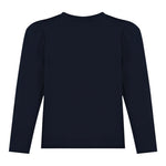 Monnalisa Shirt tinta unita con Stampa Blu per Bambina 118689P8 BLU MONNALISA 