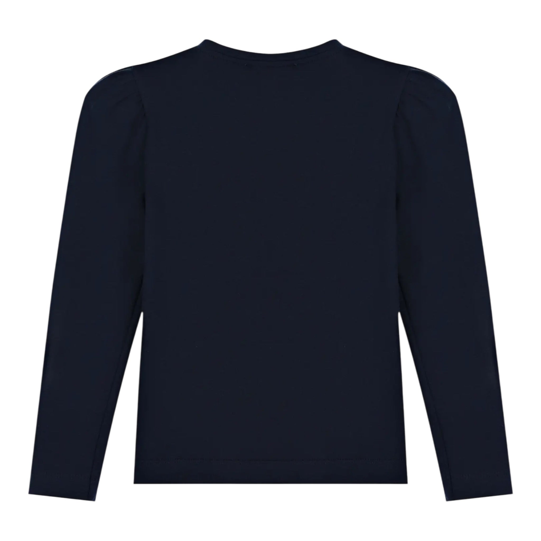 Monnalisa Shirt tinta unita con Stampa Blu per Bambina 118689P8 BLU MONNALISA 