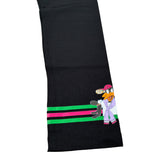 Monnalisa Leggins tinta unita con Stampa Nero per Bambina 11B417 NERO MONNALISA 