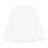 Monnalisa Shirt tinta unita con Stampa Bianco per Bambina 11B633 BIANCO MONNALISA 