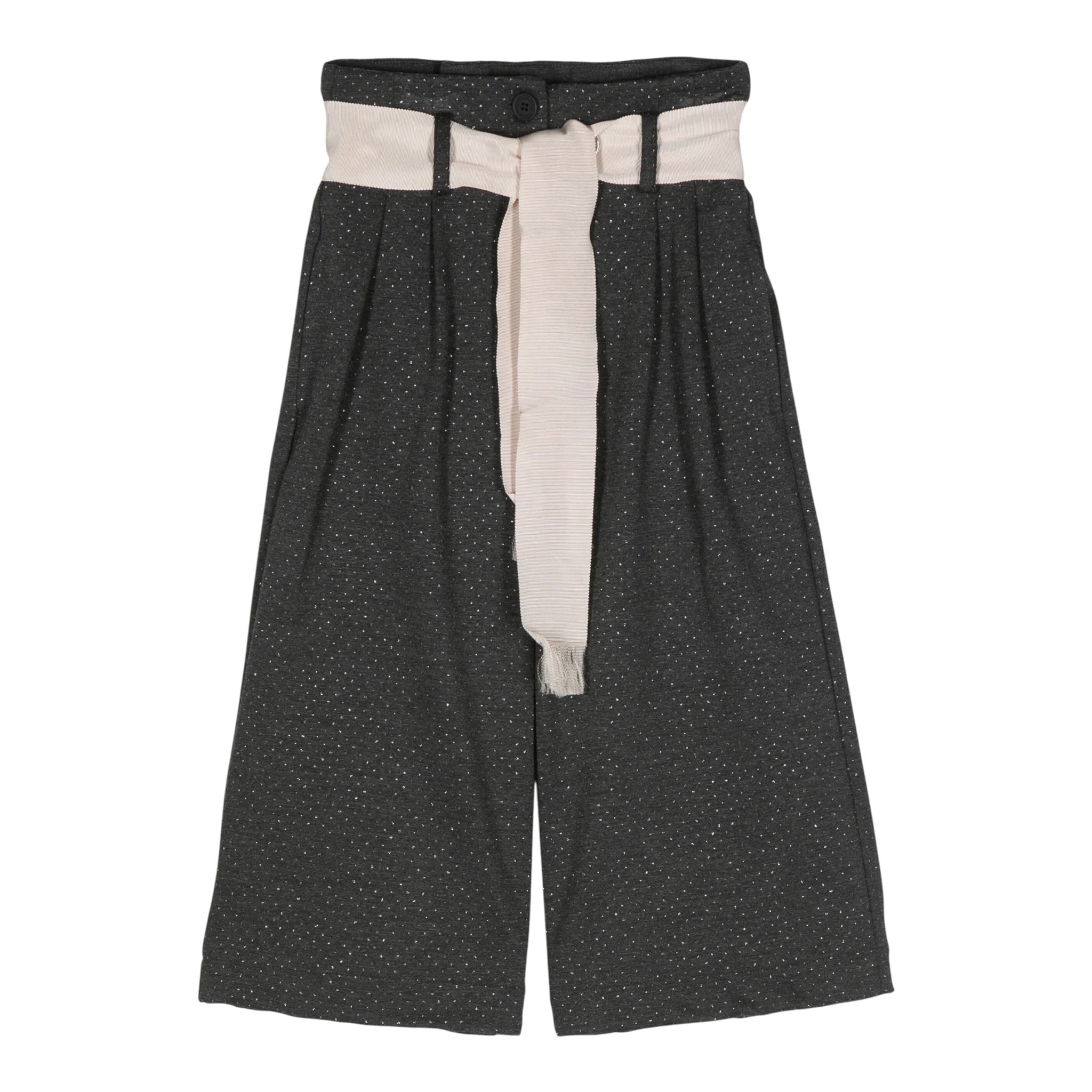 Monnalisa Pantalone tinta unita Modello Palazzo Grigio per Bambina 11D414 GRIGIO MONNALISA 