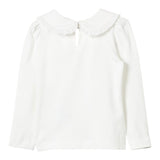 Monnalisa Shirt tinta unita con Colletto Panna per Neonata 11D627 PANNA MONNALISA 