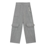 Monnalisa Pantalone tinta unita Von Elastico In Vita Grigio per Bambina 11F414 GRIGIO MONNALISA 