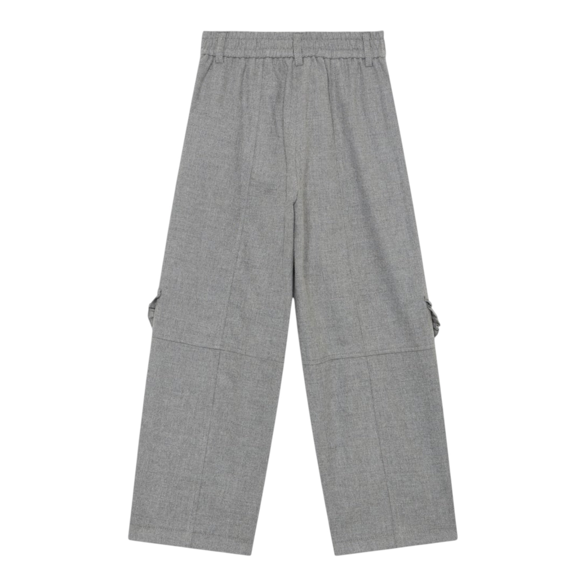 Monnalisa Pantalone tinta unita Von Elastico In Vita Grigio per Bambina 11F414 GRIGIO MONNALISA 