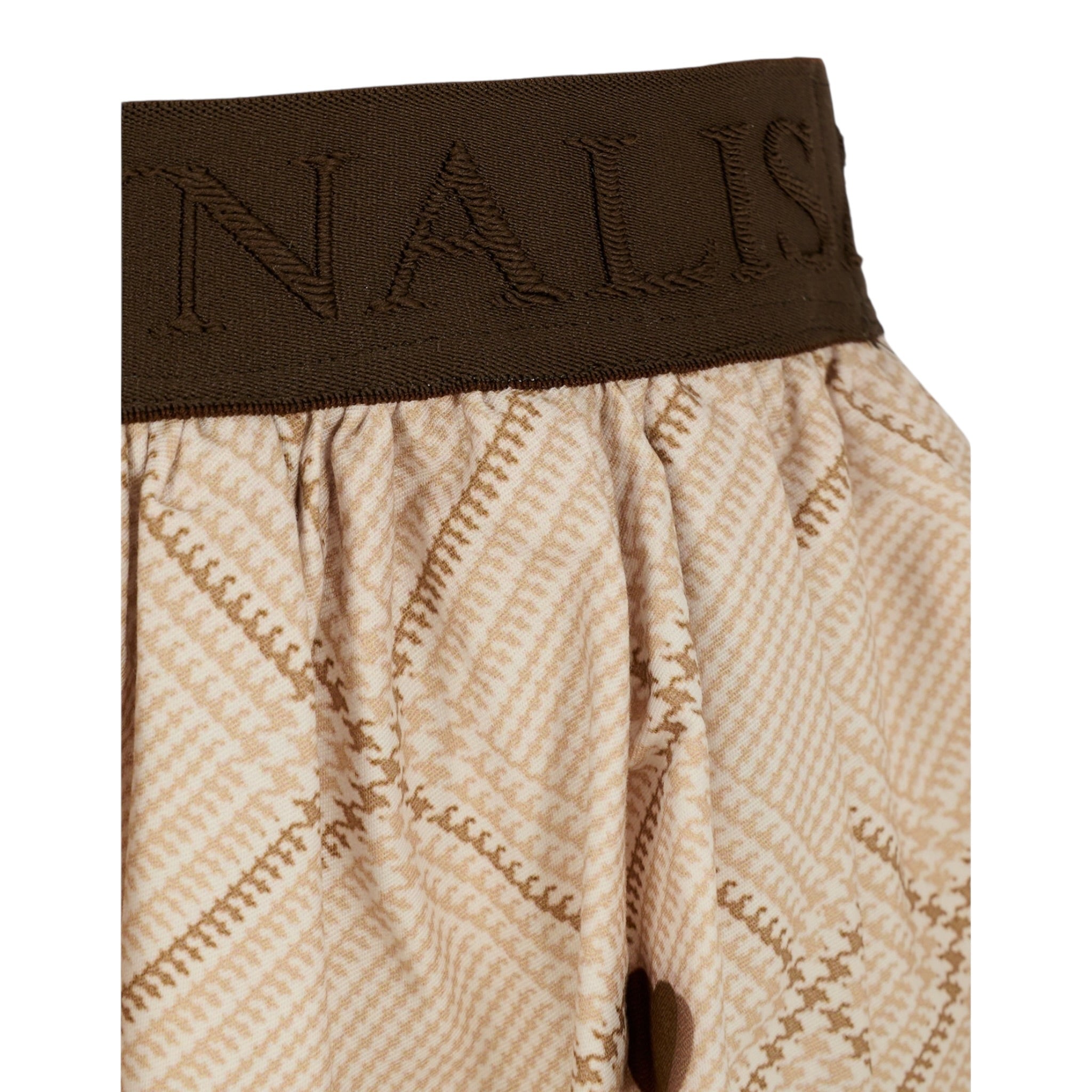 Monnalisa Gonna tinta unita con Stampa Beige per Neonata 11F705N BEIGE MONNALISA 