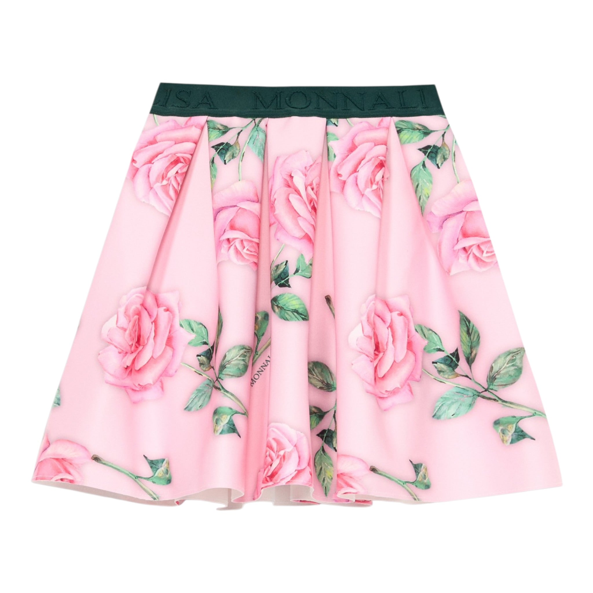 Monnalisa Gonna tinta unita con Stampe Rosa per Bambina 11F710 ROSA MONNALISA 