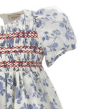 Monnalisa Abito tinta unita con Stampa Bianco per Bambina 11F907 BIANCO MONNALISA 