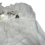 Monnalisa Shirt tinta unita con Tulle Panna per Bambina 170605J PANNA MONNALISA 