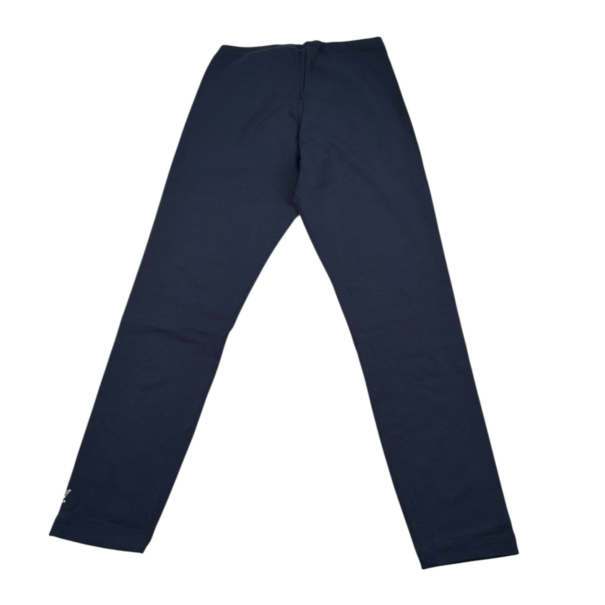 Monnalisa Leggins tinta unita con Brillantini Blu per Bambina 178LECC BLU MONNALISA 