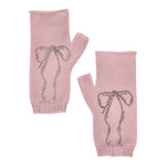Monnalisa Guanti tinta unita con Brillantini Rosa per Bambina 17D007 ROSA MONNALISA 