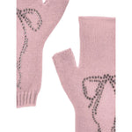 Monnalisa Guanti tinta unita con Brillantini Rosa per Bambina 17D007 ROSA MONNALISA 