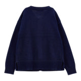 Monnalisa Cardigan tinta unita con Bottoni Blu per Bambina 17D802 BLU MONNALISA 