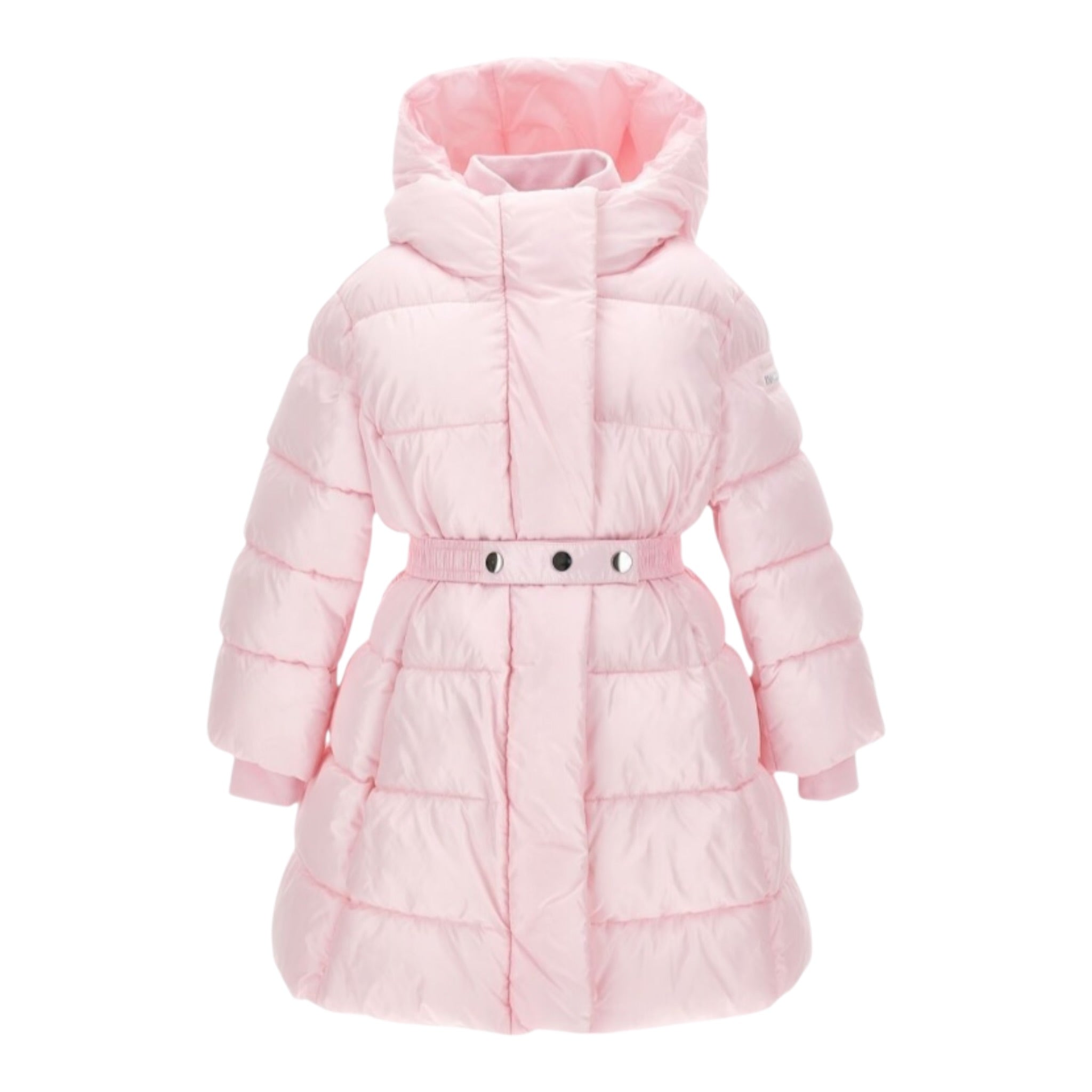 Monnalisa Giubbino tinta unita con Cappuccio Rosa per Bambina 17F101XX ROSA MONNALISA 