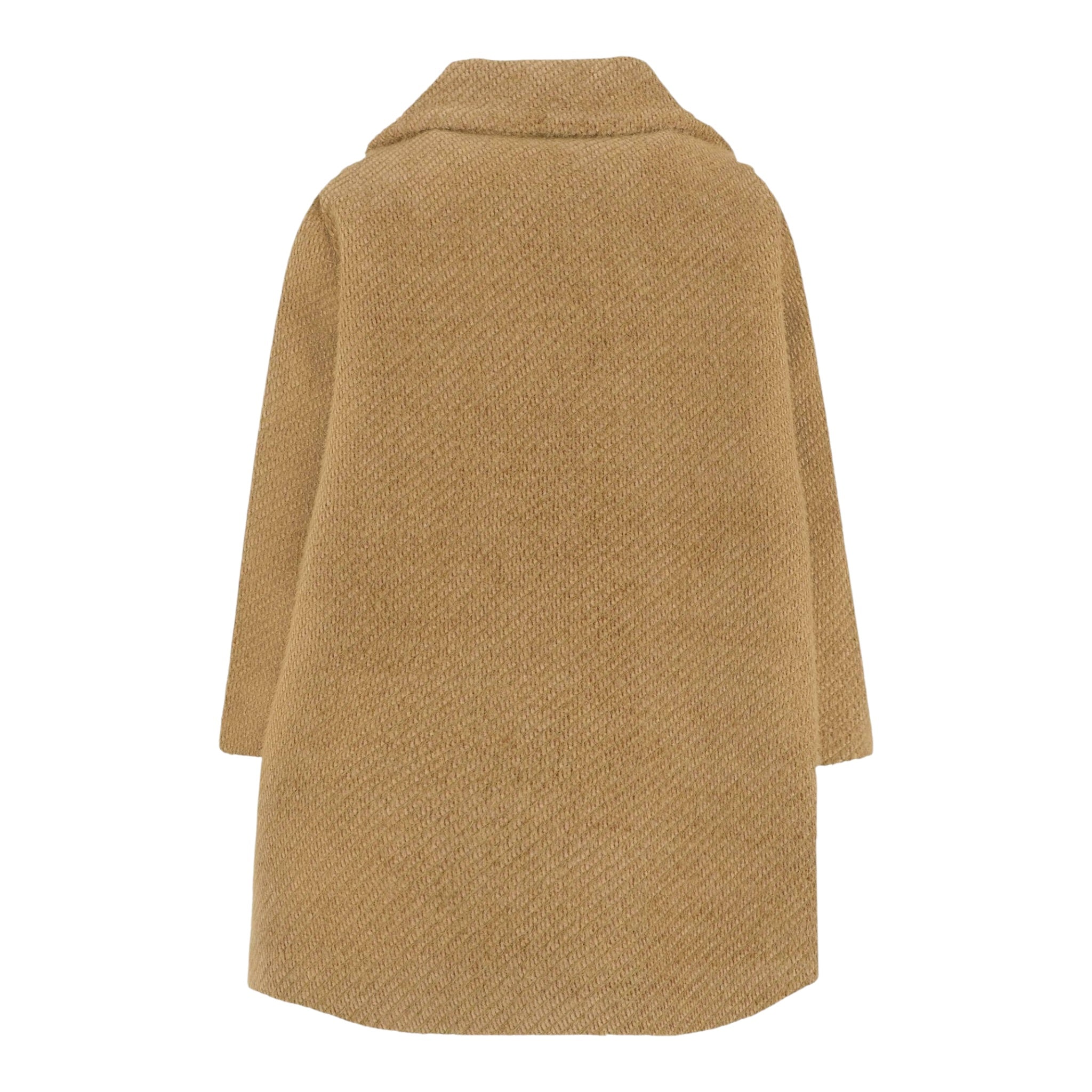 Monnalisa Cappotto tinta unita Doppiopetto Cammello per Bambina 17F109X CAMMELLO MONNALISA 