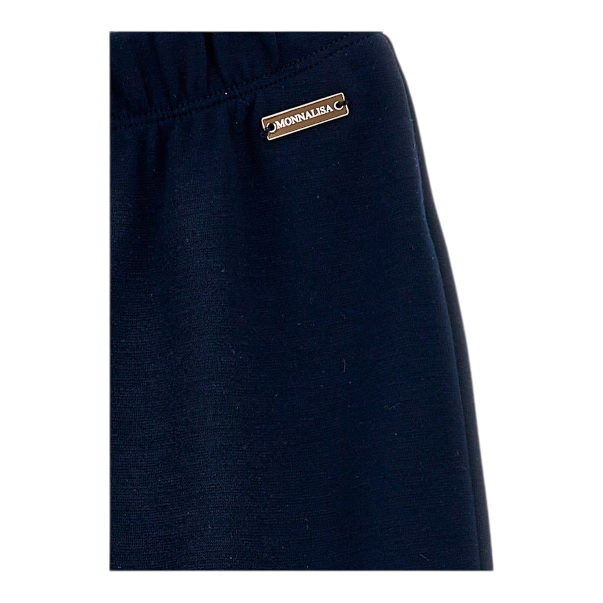 Monnalisa Pantalone tinta unita Modello A Zampa Blu per Bambina 17F400 BLU MONNALISA 