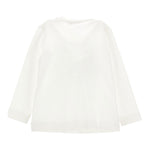 Monnalisa Shirt tinta unita con Stampa Bianco per Bambina 190626 BIANCO MONNALISA 