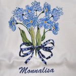 Monnalisa Shirt tinta unita con Stampa Bianco per Bambina 19B612 BIANCO MONNALISA 