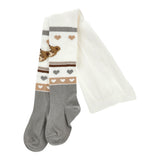 Monnalisa Calze tinta unita con Ricami Panna per Neonata 19F011 PANNA MONNALISA 