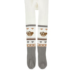 Monnalisa Calze tinta unita con Ricami Panna per Neonata 19F011 PANNA MONNALISA 