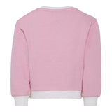 Monnalisa Felpa Bicolore con Stampa Bianco/Rosa per Neonata 19F606NX BIANCO/ROSA MONNALISA 