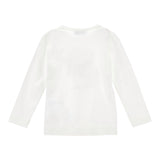 Monnalisa Shirt tinta unita con Stampa Bianco per Neonata 19F612N BIANCO MONNALISA 
