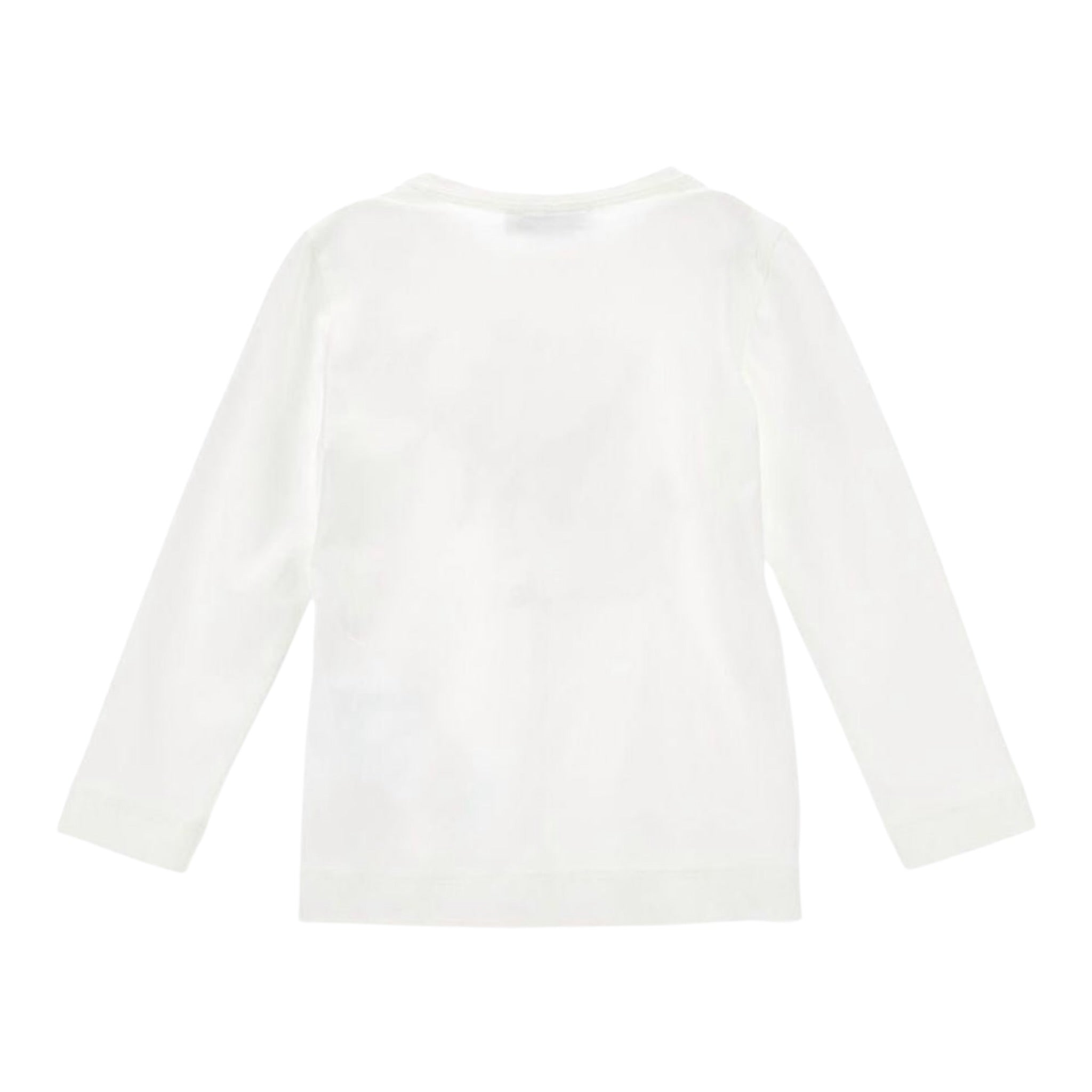 Monnalisa Shirt tinta unita con Stampa Bianco per Neonata 19F612N BIANCO MONNALISA 