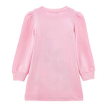 Monnalisa Abito Manica Lunga tinta unita Rosa per Neonata 19F902N ROSA MONNALISA 