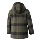 Monnalisa Giubbino Modello Cappotto tinta unita con Fantasia Verde per Bambino 218103 VERDE MONNALISA 
