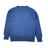 Monnalisa Maglia Girocollo tinta unita con Stampa Blu per Bambino 252607 BLU MONNALISA 