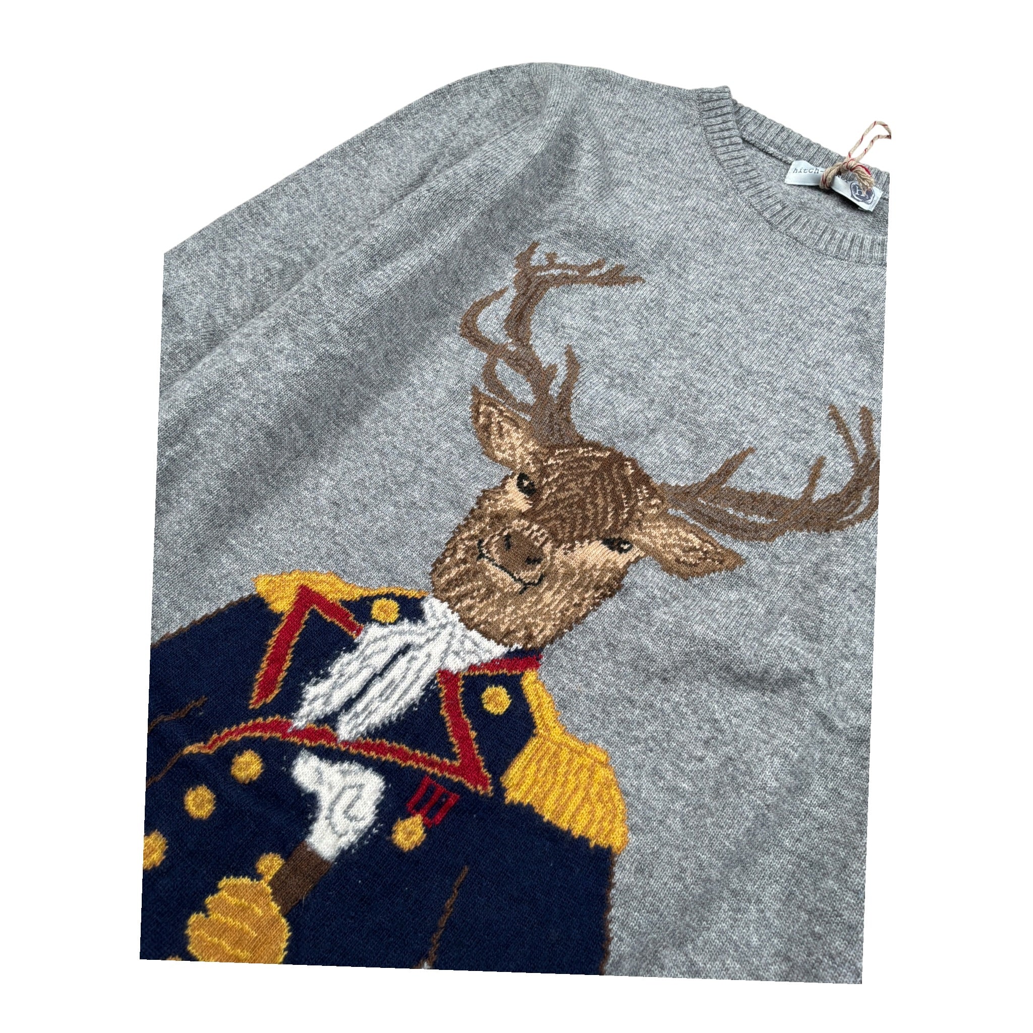 Monnalisa Maglia tinta unita con Stampa Grigio per Bambino 258615 GRIGIO MONNALISA 