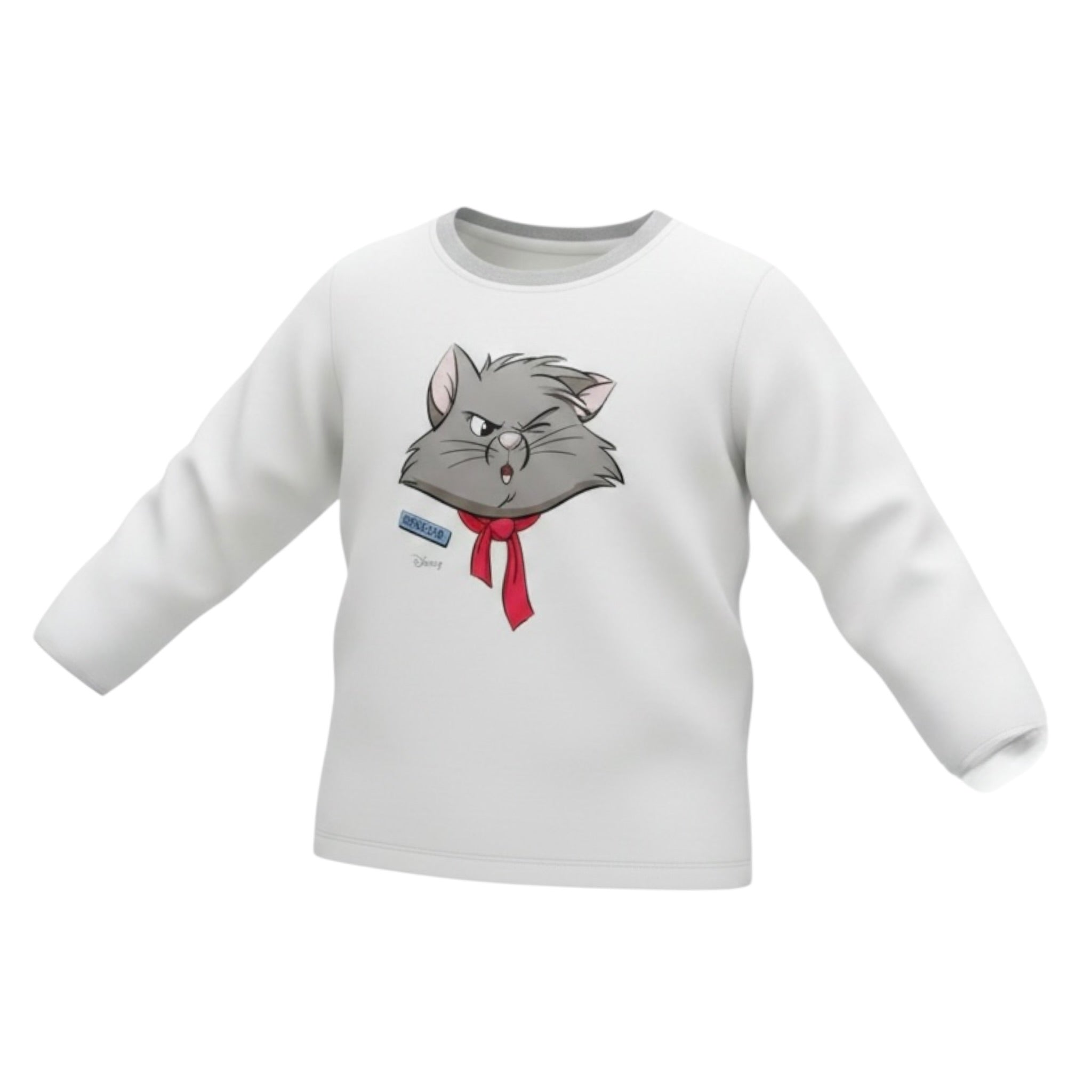 Monnalisa Shirt Girocollo tinta unita con Stampa Bianco per Bambino 280601J BIANCO MONNALISA 