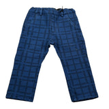 Monnalisa Pantalone tinta unita con Girovita Regolabile Blu per Neonato 282401 BLU MONNALISA 