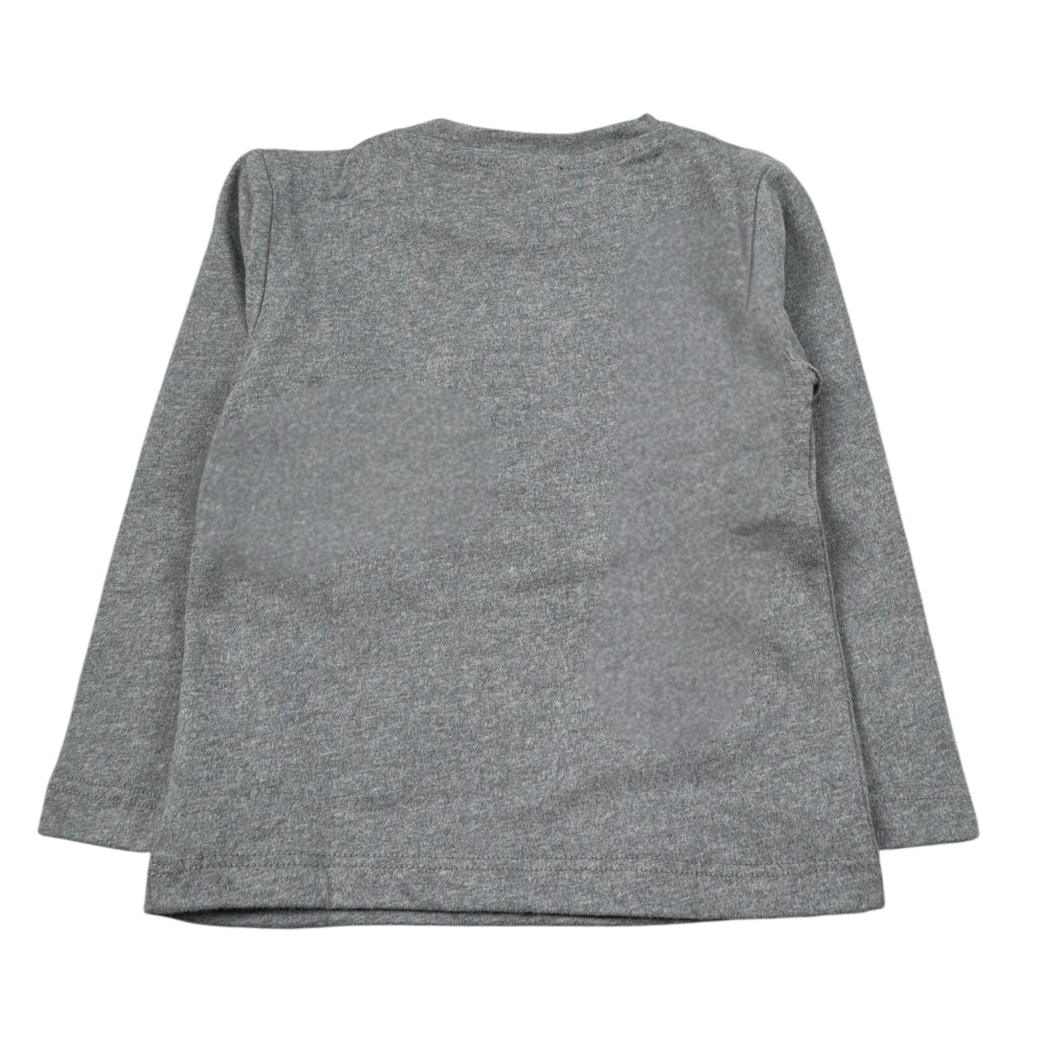 Monnalisa Shirt Girocollo tinta unita con Stampe Grigio per Neonato 282607 GRIGIO MONNALISA 