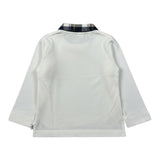 Monnalisa Polo Manica Lunga tinta unita Bianco per Neonato 284617 BIANCO MONNALISA 