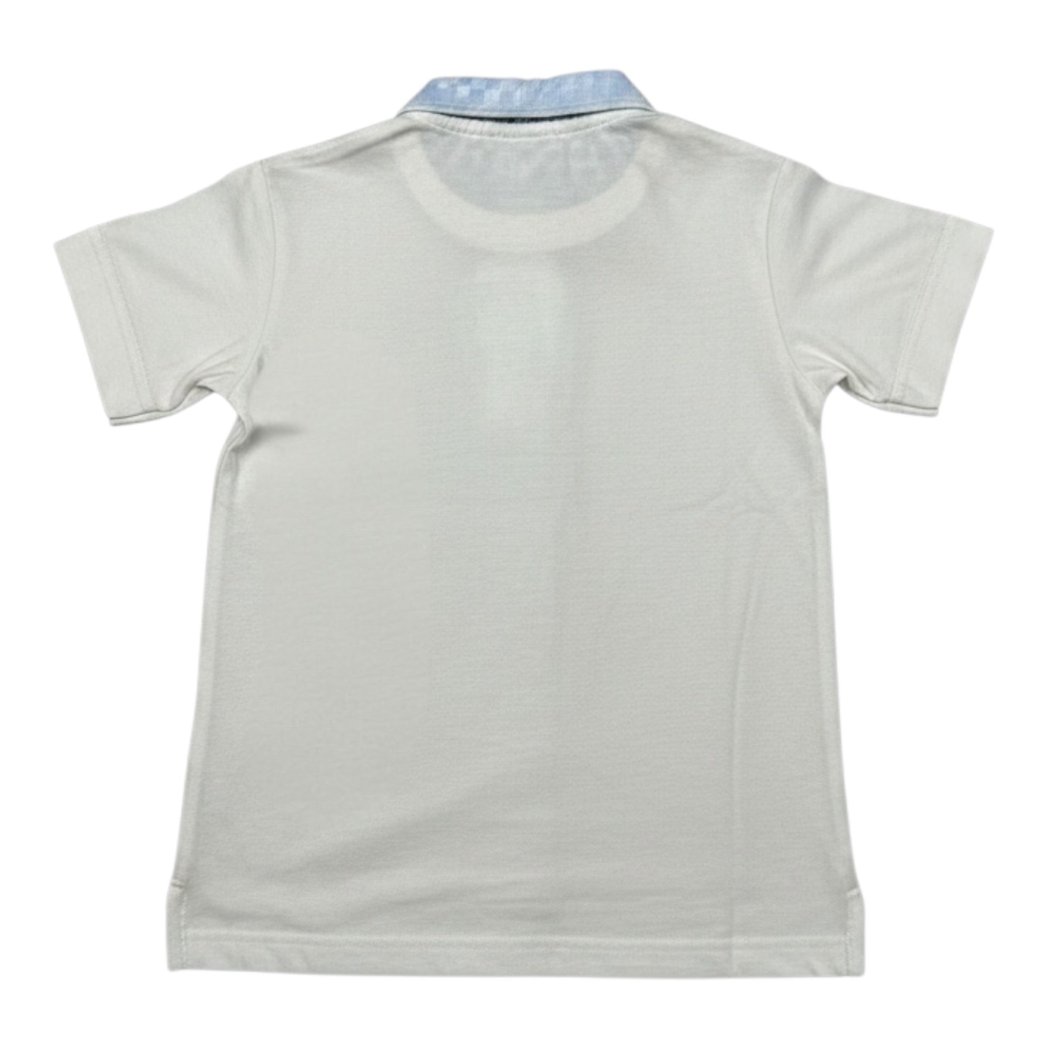 Monnalisa Polo Mezza Manica tinta unita Panna per Neonato 285302 PANNA MONNALISA 
