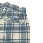 Monnalisa Pantalone Fantasia Quadri con Elastico In Vita Azzurro per Neonato 286408 AZZURRO MONNALISA 