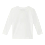 Monnalisa Shirt Girocollo tinta unita Stampa Fantasia Bianco per Neonato 286601 BIANCO MONNALISA 