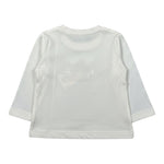Monnalisa Shirt Girocollo tinta unita con Stampe Bianco per Neonata 286603 BIANCO MONNALISA 