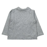Monnalisa Shirt Girocollo tinta unita Stampa Fantasia Grigio per Neonato 286610PA GRIGIO MONNALISA 