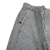 Monnalisa Pantalone tinta unita con Girovita Regolabile Grigio per Neonato 288411 GRIGIO MONNALISA 