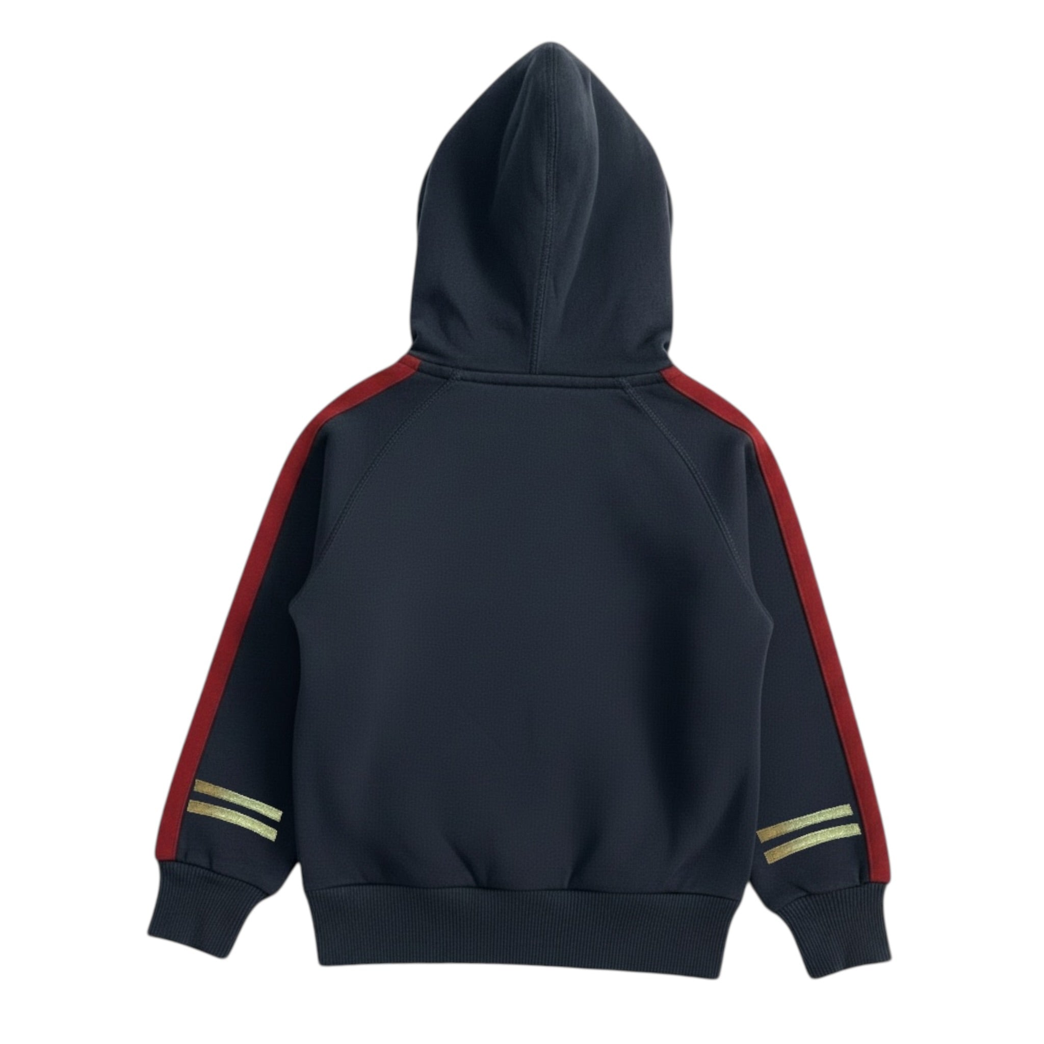 Monnalisa Felpa tinta unita con Zip E Cappuccio Blu per Neonato 288806AC BLU MONNALISA 