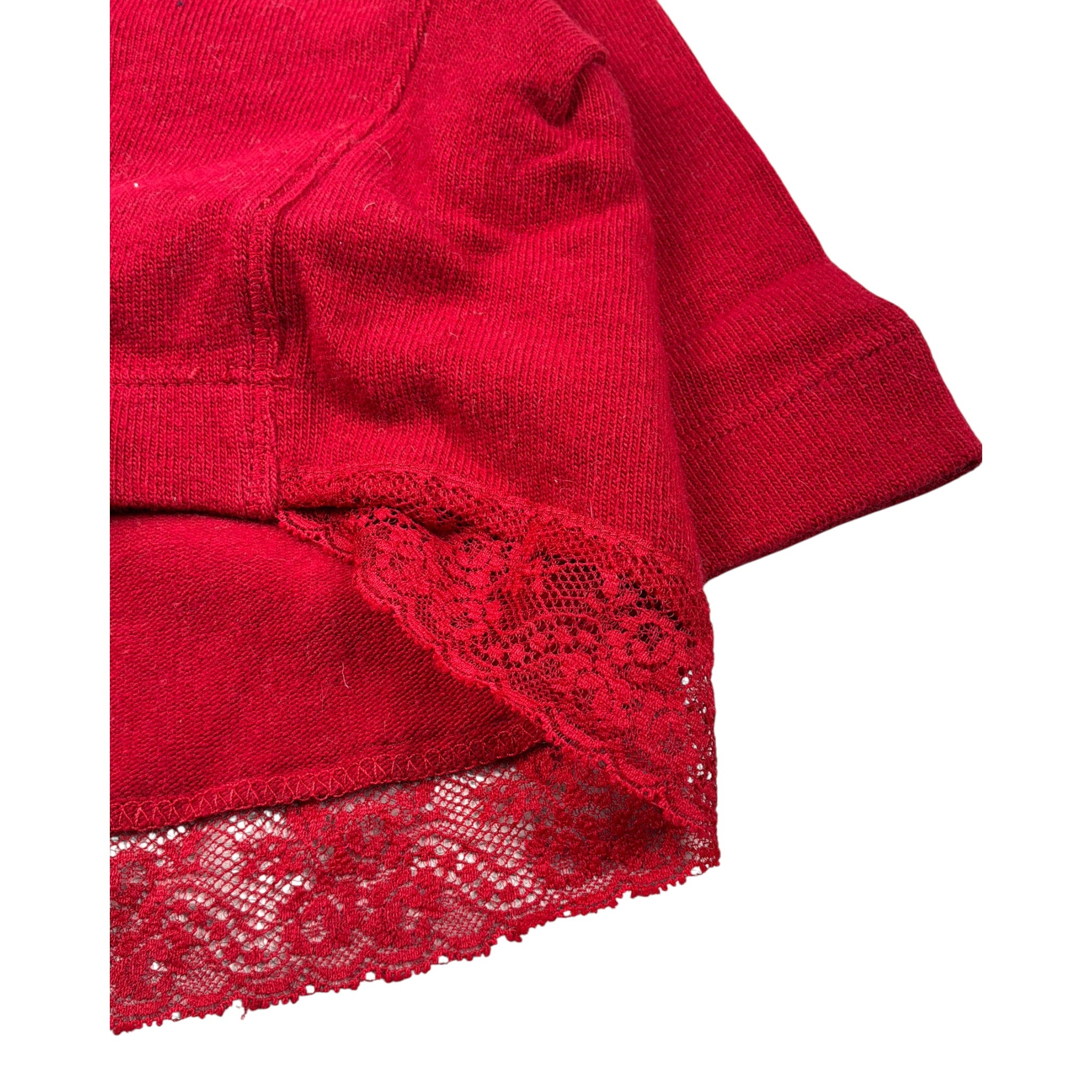 Monnalisa Coprispalle tinta unita Rosso per Neonata 312806 ROSSO MONNALISA 