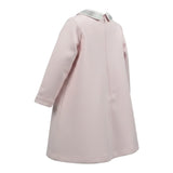 Monnalisa Abito tinta unita con Colletto E Stampa Rosa per Neonata 316918P8 ROSA MONNALISA 