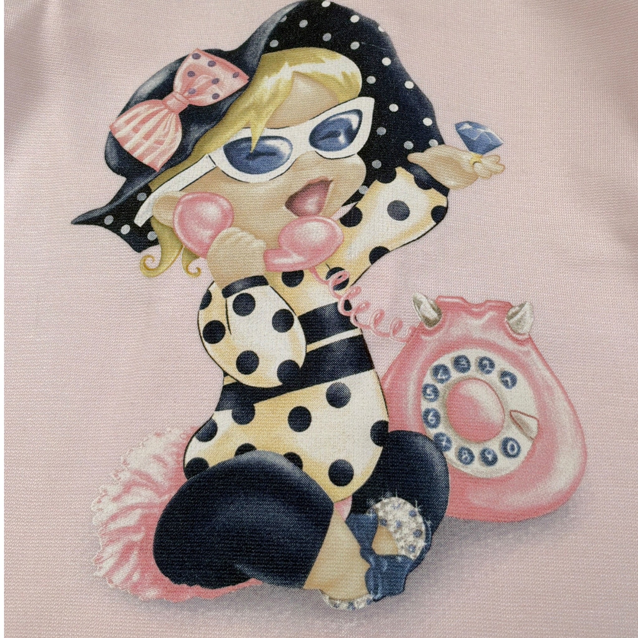 Monnalisa Abito tinta unita con Colletto E Stampa Rosa per Neonata 316918P8 ROSA MONNALISA 