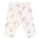 Monnalisa Leggins tinta unita con Stampe Panna per Neonata 31F403 PANNA MONNALISA 