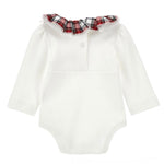 Monnalisa Completo 2Pz Body-Gonna con Fantasia Scozzese Bianco per Neonata 350509 BIANCO MONNALISA 